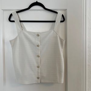 J.Crew button tank top